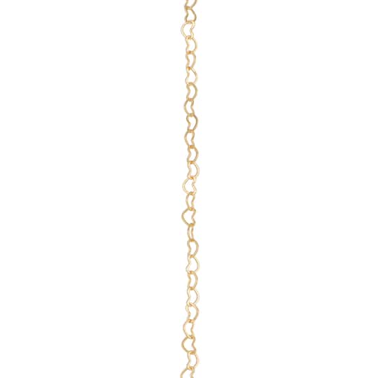 24" Heart Chain by Bead Landing